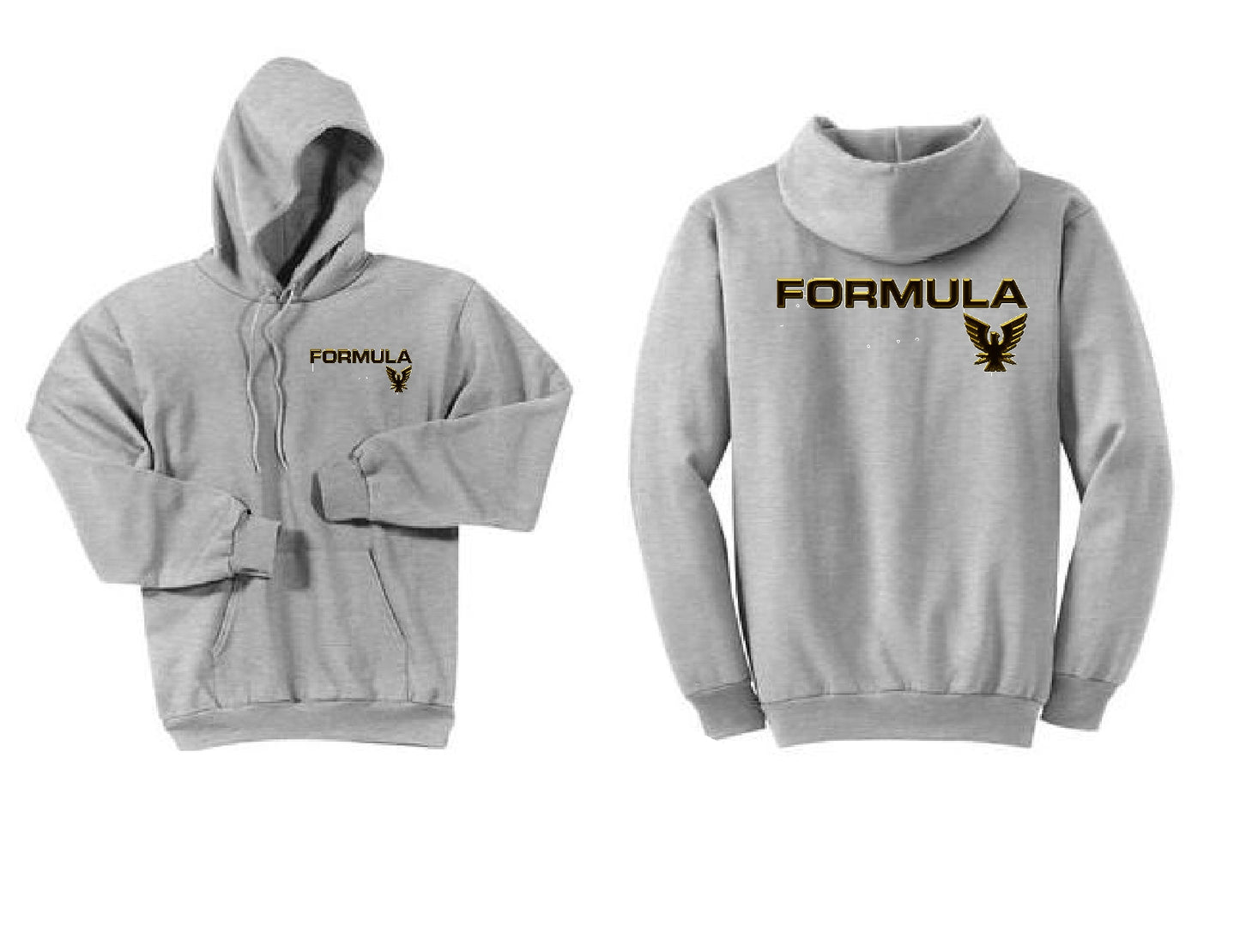 Formula Boats Ash Grey Hoodie