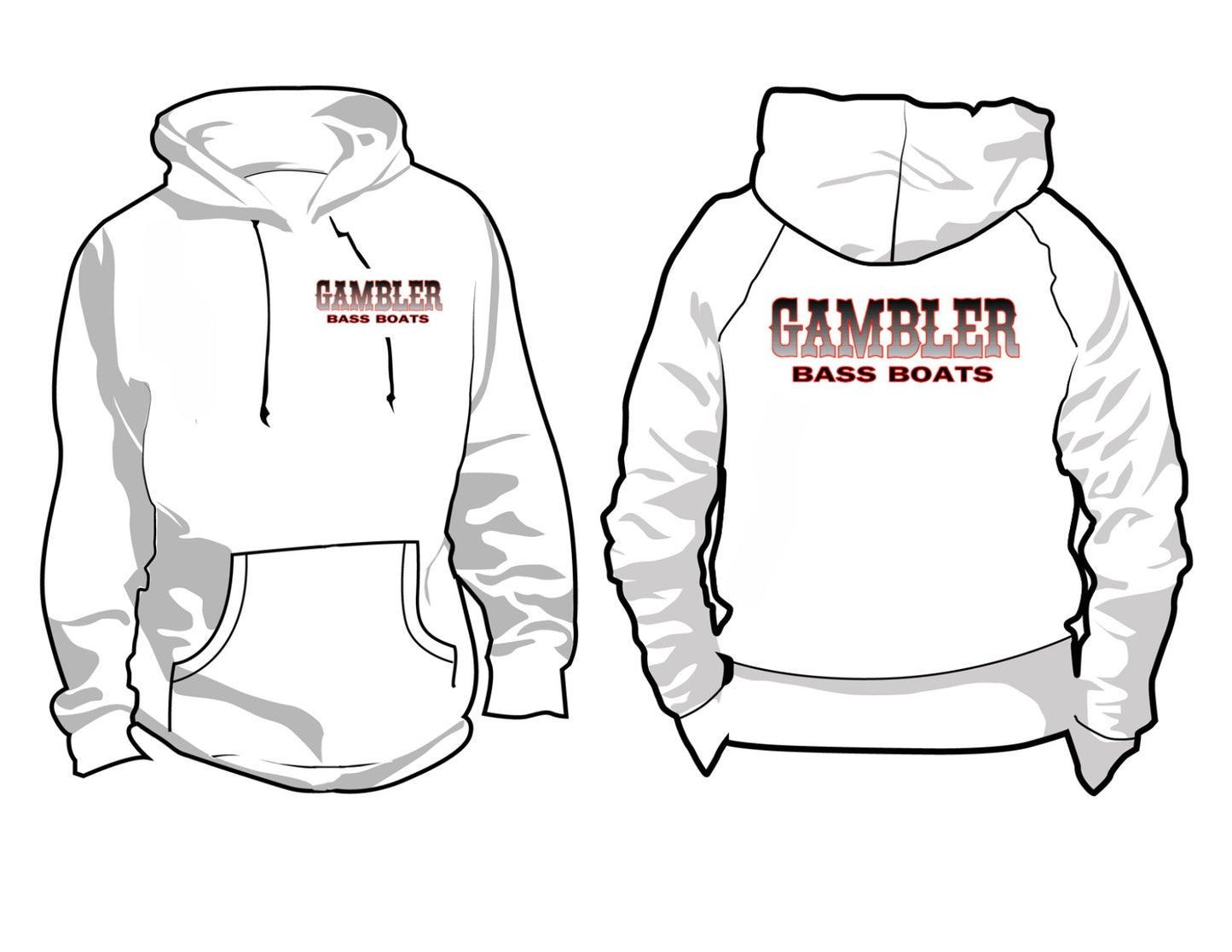 Gambler Bass Boat Hoodie