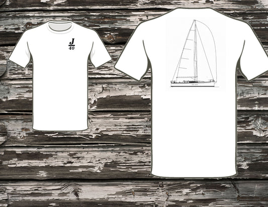J40 Sailboat T-Shirt
