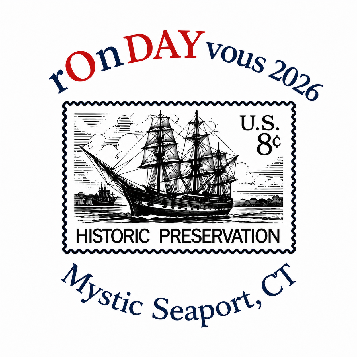 Oday Mystic Seaport 2026 T-Shirt