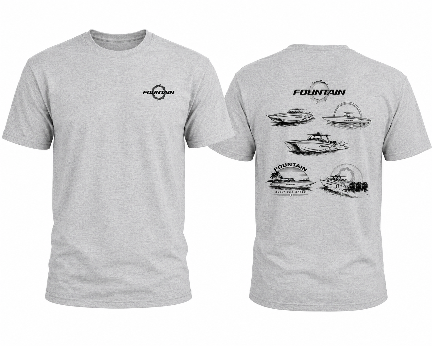 Fountain Boats Built for Speed T-Shirt