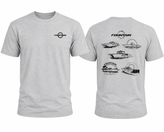 Fountain Boats Built for Speed T-Shirt