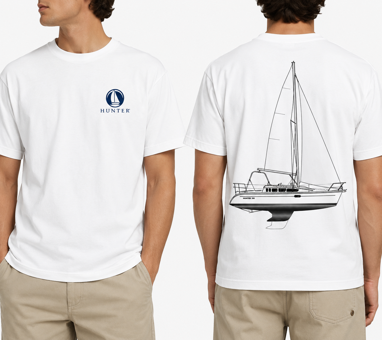 Hunter 310 Sailboat T-Shirt