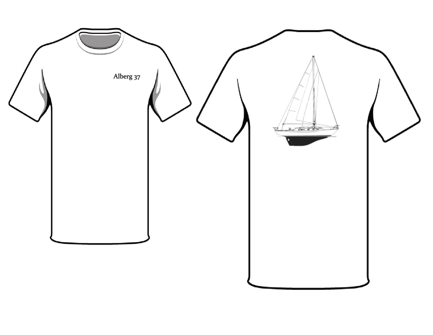Alberg 37 Sloop T-Shirt