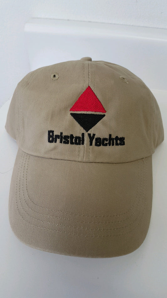 Bristol Yachts Embroidered Khaki Cap