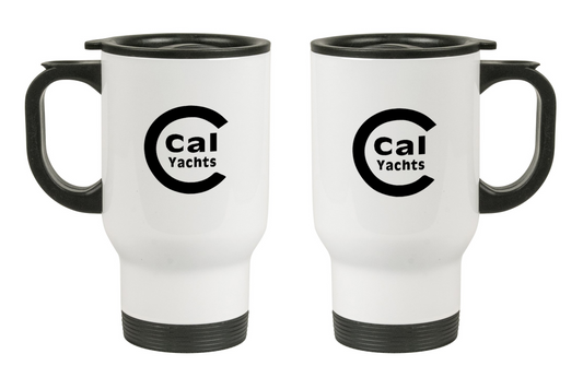 Cal Yachts Logo  - 14oz Stainless Steel Travel Mug