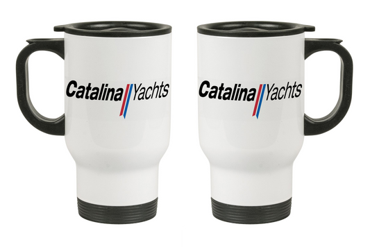 Catalina Yachts Logo  - 14oz Stainless Steel Travel Mug
