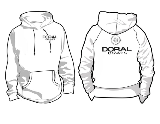 Doral Boats Ash Grey Hoodie