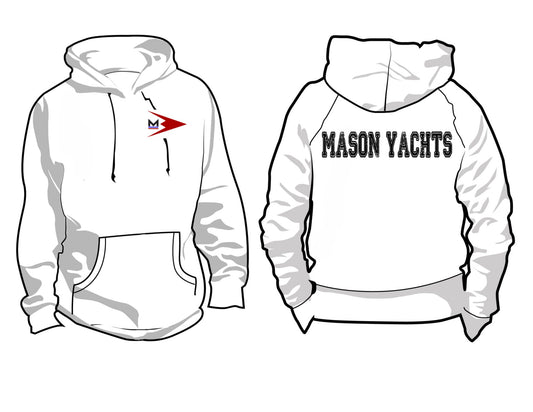 Mason Yachts Ash Grey Hoodie