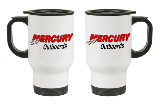 Mercury Outboards Logo  - 14oz Stainless Steel Travel Mug