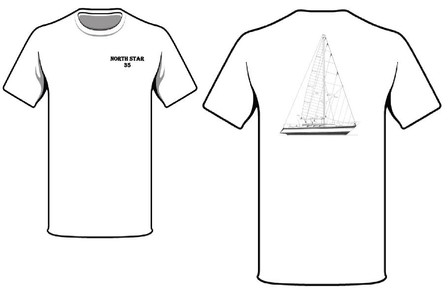 North Star 35 Sailboat T-Shirt