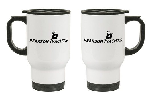 Pearson Yachts Logo  - 14oz Stainless Steel Travel Mug
