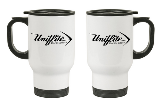 Uniflite Logo  - 14oz Stainless Steel Travel Mug